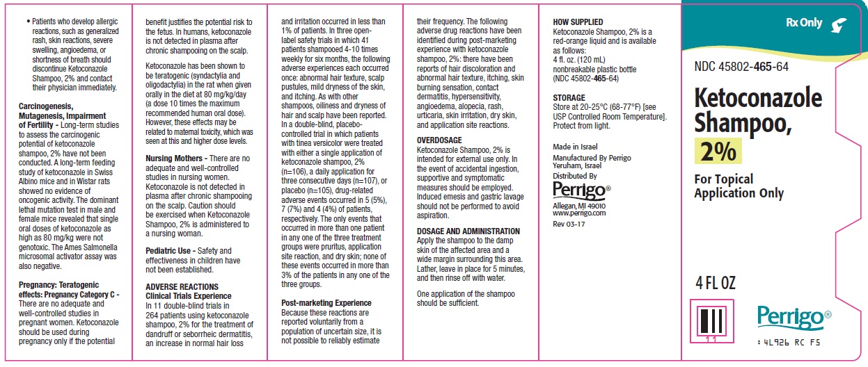 NDC 45802465 Ketoconazole Ketoconazole